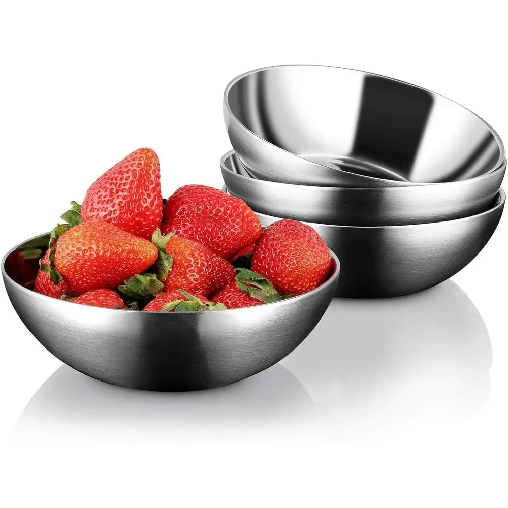 4-Pack 18/8 Stainless Steel Toddler Bowls, BPA-Free, Durable & Easy to Clean, Ideal for Meals, Snacks, Serving, and Travel
4-Pack 18/8 Stainless Steel Toddler Bowls, BPA-Free, Durable & Easy to Clean, Ideal for Meals, Snacks, Serving, and Travel