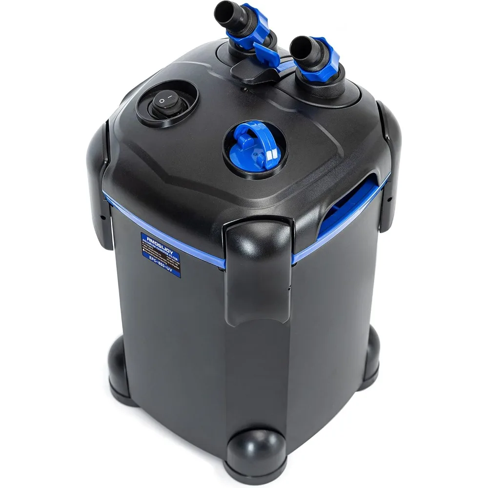 225GPH Ultra-Quiet Canister Filter, 2-Stage External Aquarium Filter with Free Media for Large Fish Tanks and Aquariums
225GPH Ultra-Quiet Canister Filter, 2-Stage External Aquarium Filter with Free Media for Large Fish Tanks and Aquariums