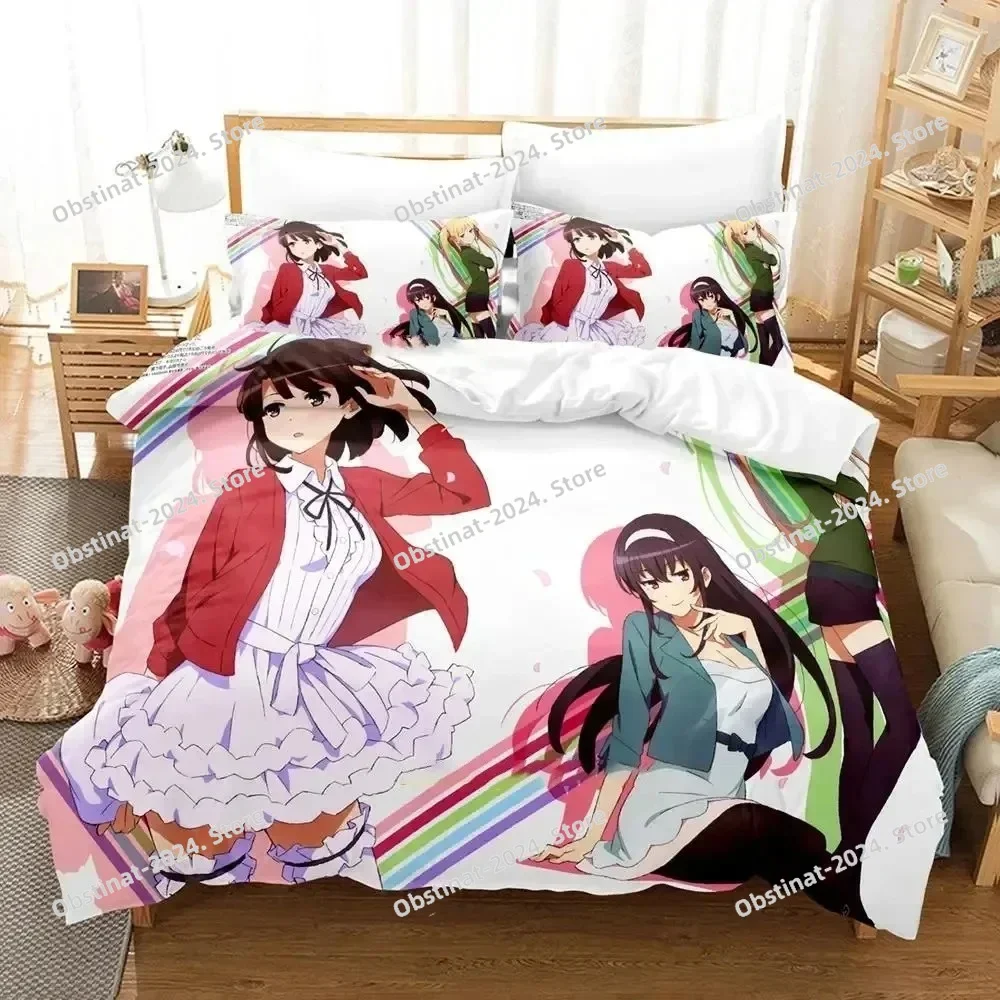 Saekano How to Raise a Boring Girlfriend Bedding Set Printed Duvet Cover Sheet Pillowcase Soft Quilt Cover Full Queen King Size
Saekano How to Raise a Boring Girlfriend Bedding Set Printed Duvet Cover Sheet Pillowcase Soft Quilt Cover Full Queen King Size