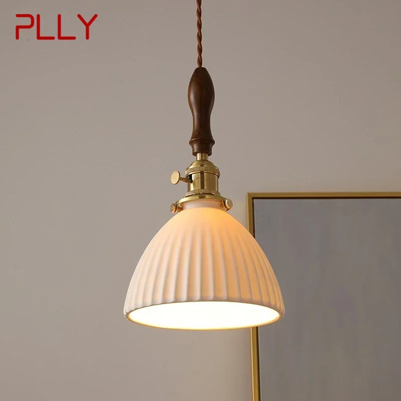 PLLY Nordic Brass Pendent lamp Modern Bedroom Bedside lamp Retro Ceramic LED Restaurant Bar Aisle Chandelier
PLLY Nordic Brass Pendent lamp Modern Bedroom Bedside lamp Retro Ceramic LED Restaurant Bar Aisle Chandelier