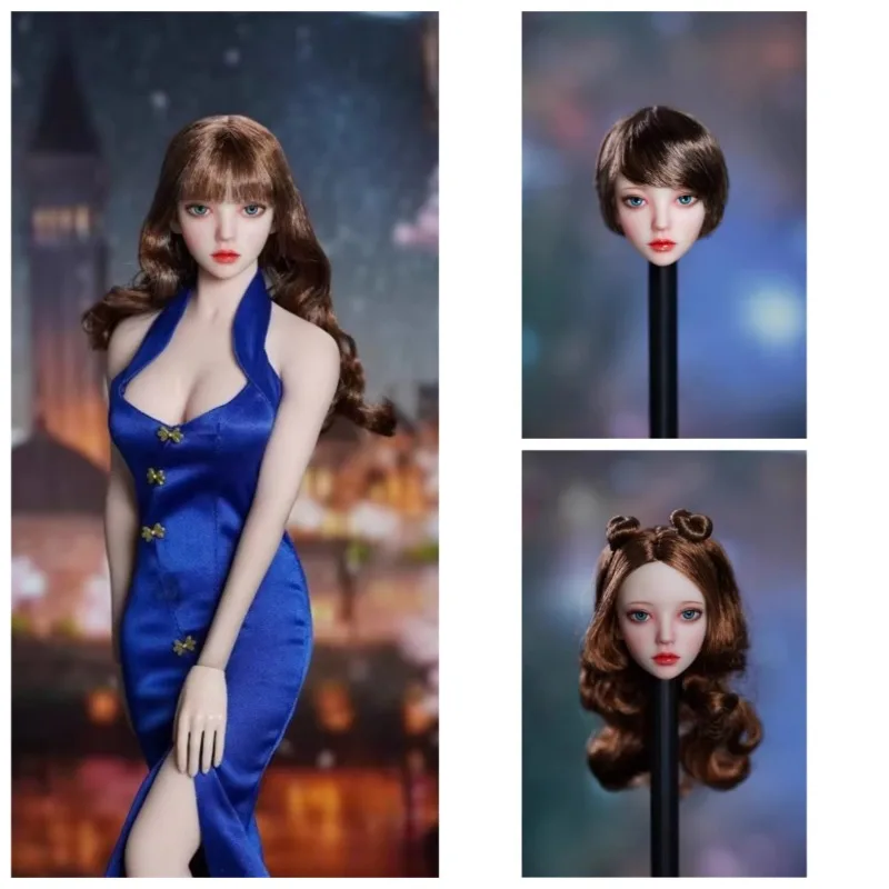 SDH033 1/6 Scale Female Head Sculpt Cute Mengmeng Transplant Hair Head Carving Soldier Model for 12" Action Figures Pale Body
SDH033 1/6 Scale Female Head Sculpt Cute Mengmeng Transplant Hair Head Carving Soldier Model for 12" Action Figures Pale Body