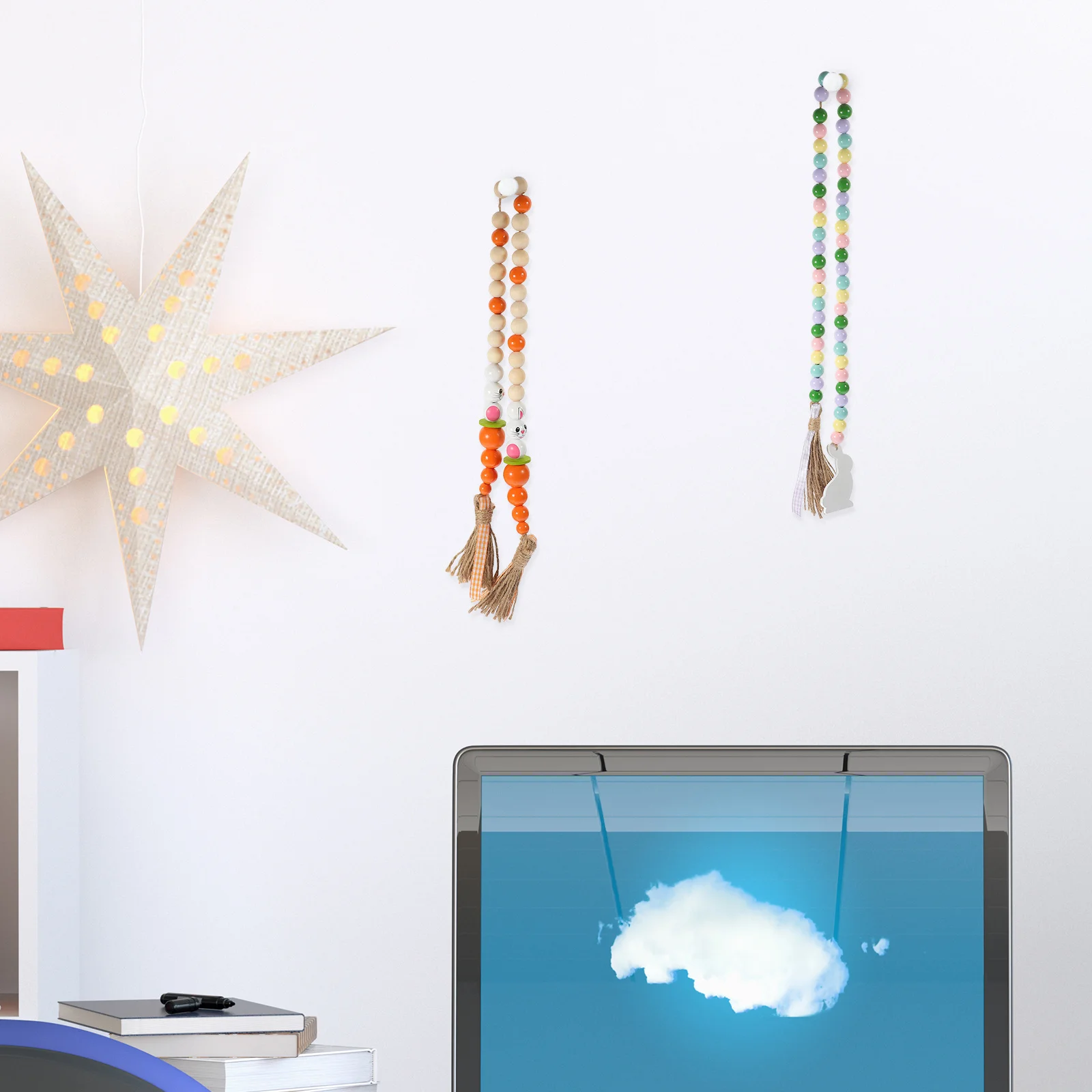 2pcs Easter Wooden Beads Garland Colorful Tassel Hanging Beads String For Wall Bed Shelf Mirror Window Easter Decor Ornament
2pcs Easter Wooden Beads Garland Colorful Tassel Hanging Beads String For Wall Bed Shelf Mirror Window Easter Decor Ornament