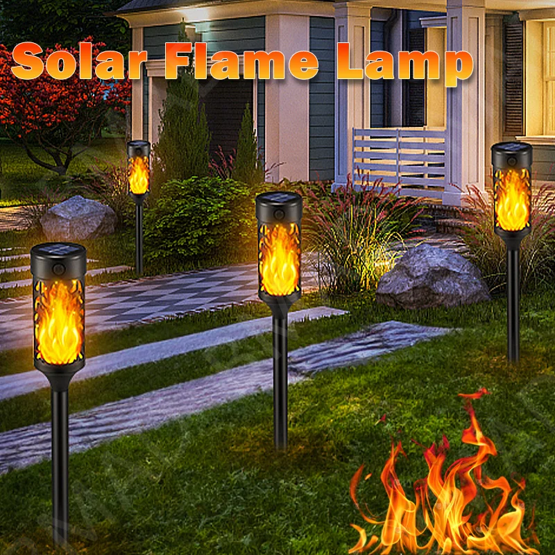 1/2/4PCS Flickering Solar Flame Torch Light Waterproof Outdoor Garden Decoration for Lawn Path Yard Patio Floor Lamp
1/2/4PCS Flickering Solar Flame Torch Light Waterproof Outdoor Garden Decoration for Lawn Path Yard Patio Floor Lamp