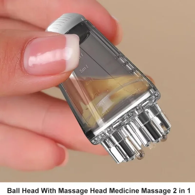 6ml Scalp Applicator Mini Head Massager Roller Ball Brush Hair Growth Essential Oil Medicine Liquid Applicator Massage Comb
6ml Scalp Applicator Mini Head Massager Roller Ball Brush Hair Growth Essential Oil Medicine Liquid Applicator Massage Comb