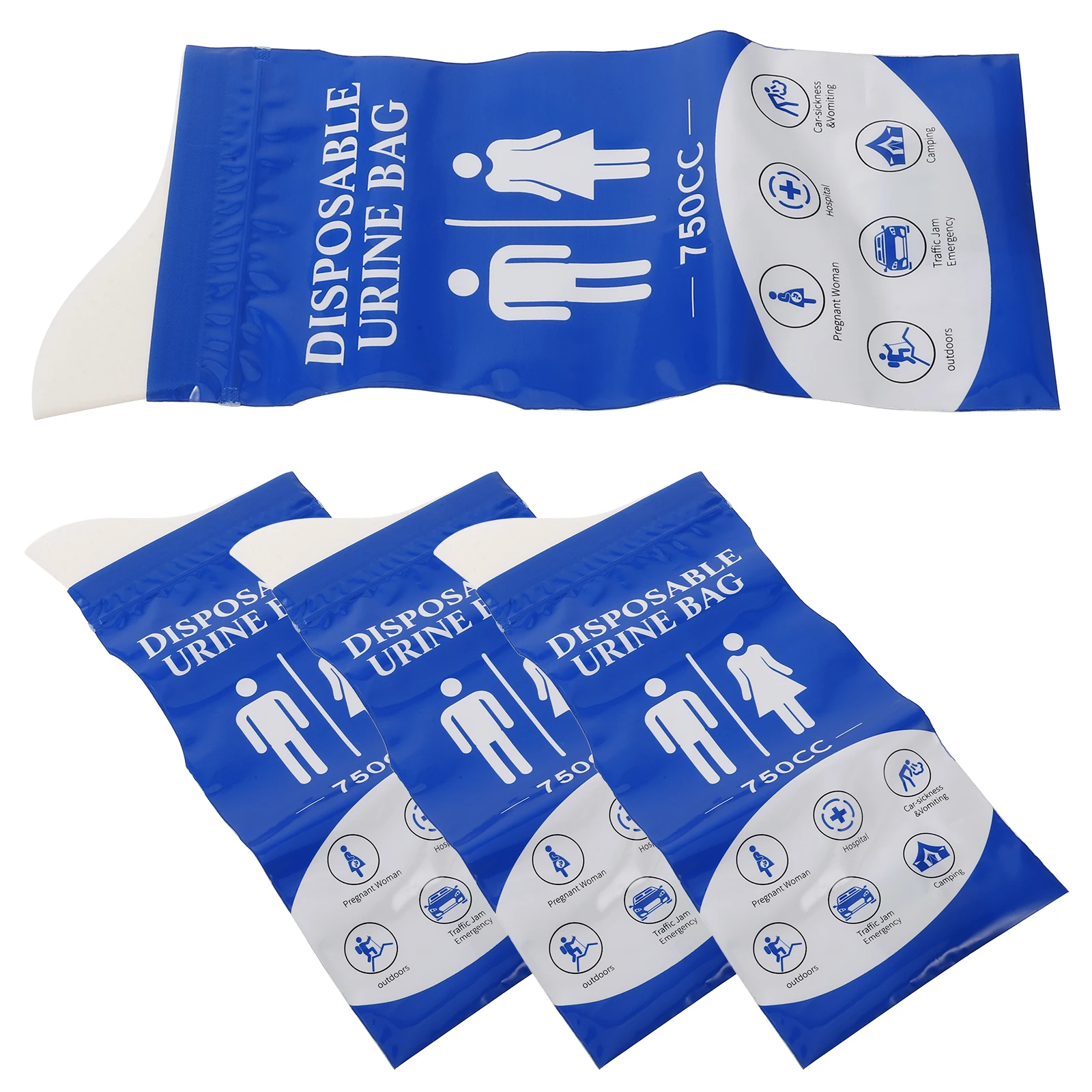 4 Pcs Portable Urinary Bag Pee for Travel Camping Bags Disposable Urinal Women Road and
4 Pcs Portable Urinary Bag Pee for Travel Camping Bags Disposable Urinal Women Road and