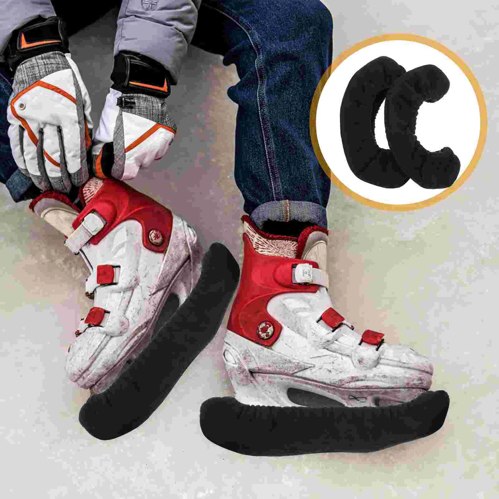28 Pcs Ice Skate Blade Protectors Black Soft Absorbent Figure Skating Covers Wear Resistant Portable Guards Rust Prevention
28 Pcs Ice Skate Blade Protectors Black Soft Absorbent Figure Skating Covers Wear Resistant Portable Guards Rust Prevention
