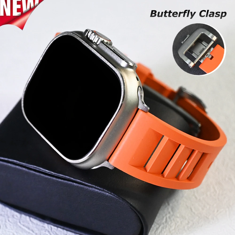 Ремешок для часов для Apple Watch Ultra 2 49 мм, резиновый браслет для iWatch 41 мм 40 мм, 9 8 7 6 5 se 4 45 мм 42 44 мм
Ремешок для часов для Apple Watch Ultra 2 49 мм, резиновый браслет для iWatch 41 мм 40 мм, 9 8 7 6 5 se 4 45 мм 42 44 мм