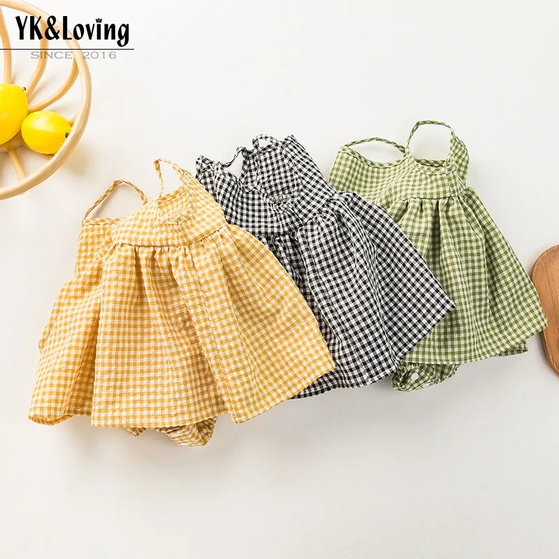 2024 New Korean Version Baby Girl Suspender Bag Fart Clothes Summer Thin Plaid Baby Jumpsuit Dress
2024 New Korean Version Baby Girl Suspender Bag Fart Clothes Summer Thin Plaid Baby Jumpsuit Dress