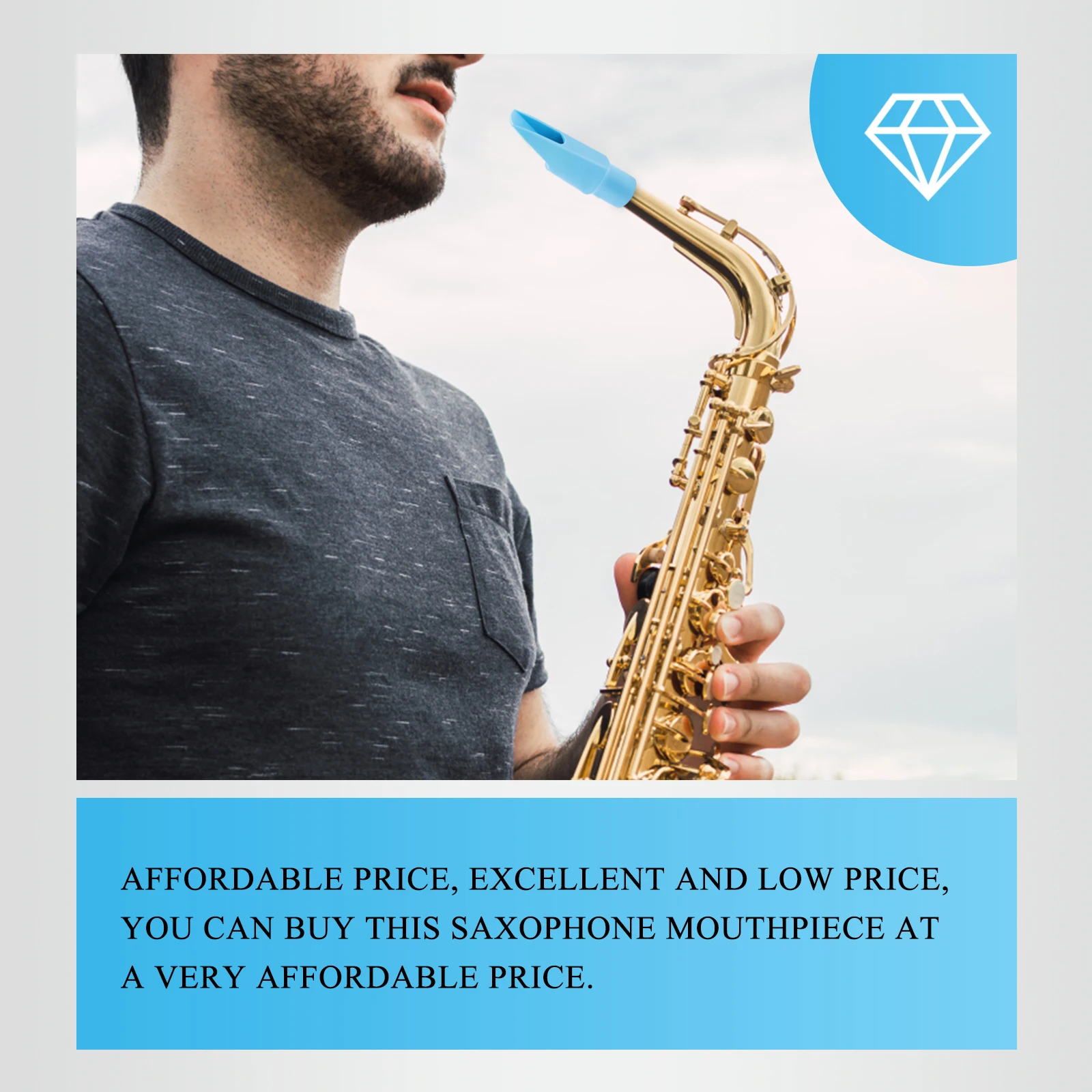 Professional Alto Saxophone Mouthpiece Abs Durable Compact Portable Easy Install Suitable Tenor Saxophone Beginners Affordable
Professional Alto Saxophone Mouthpiece Abs Durable Compact Portable Easy Install Suitable Tenor Saxophone Beginners Affordable