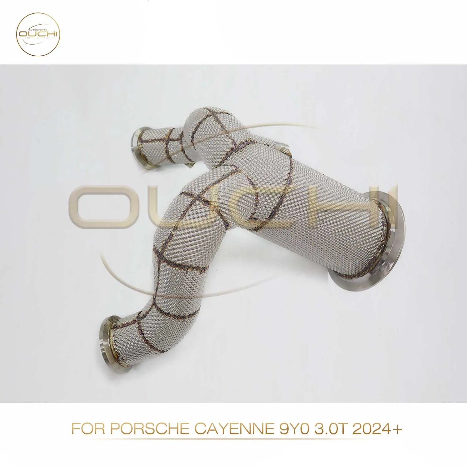 OUCHI High Performance With Catalysis Downpipe for Porsche Cayenne 9Y0 3.0T 2024+ Stainless Steel Car Exhaust With Heat Shield 
OUCHI High Performance With Catalysis Downpipe for Porsche Cayenne 9Y0 3.0T 2024+ Stainless Steel Car Exhaust With Heat Shield