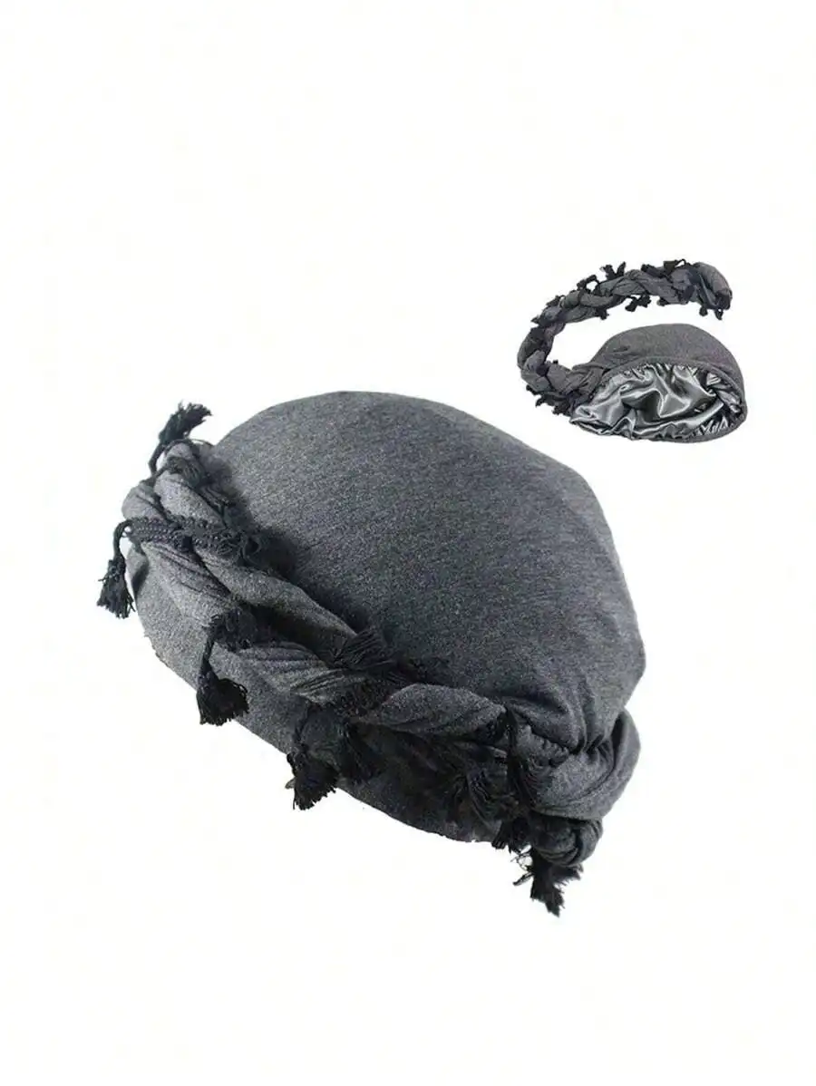 Unisex Retro Fringed Twisted Headband Turban, Knitted Beanie Men And Women Halloween
Unisex Retro Fringed Twisted Headband Turban, Knitted Beanie Men And Women Halloween