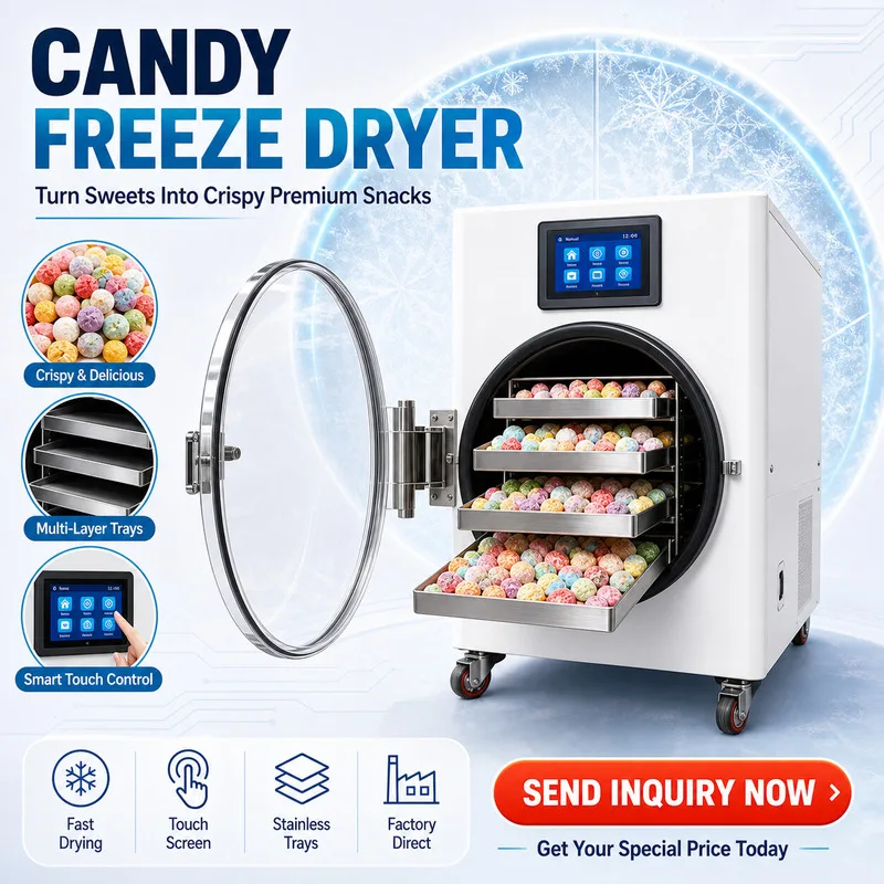High-Quality Freeze Dryer For Food Drying, Home-Use Oil-Free Vacuum Pump, Stock In The USA
High-Quality Freeze Dryer For Food Drying, Home-Use Oil-Free Vacuum Pump, Stock In The USA