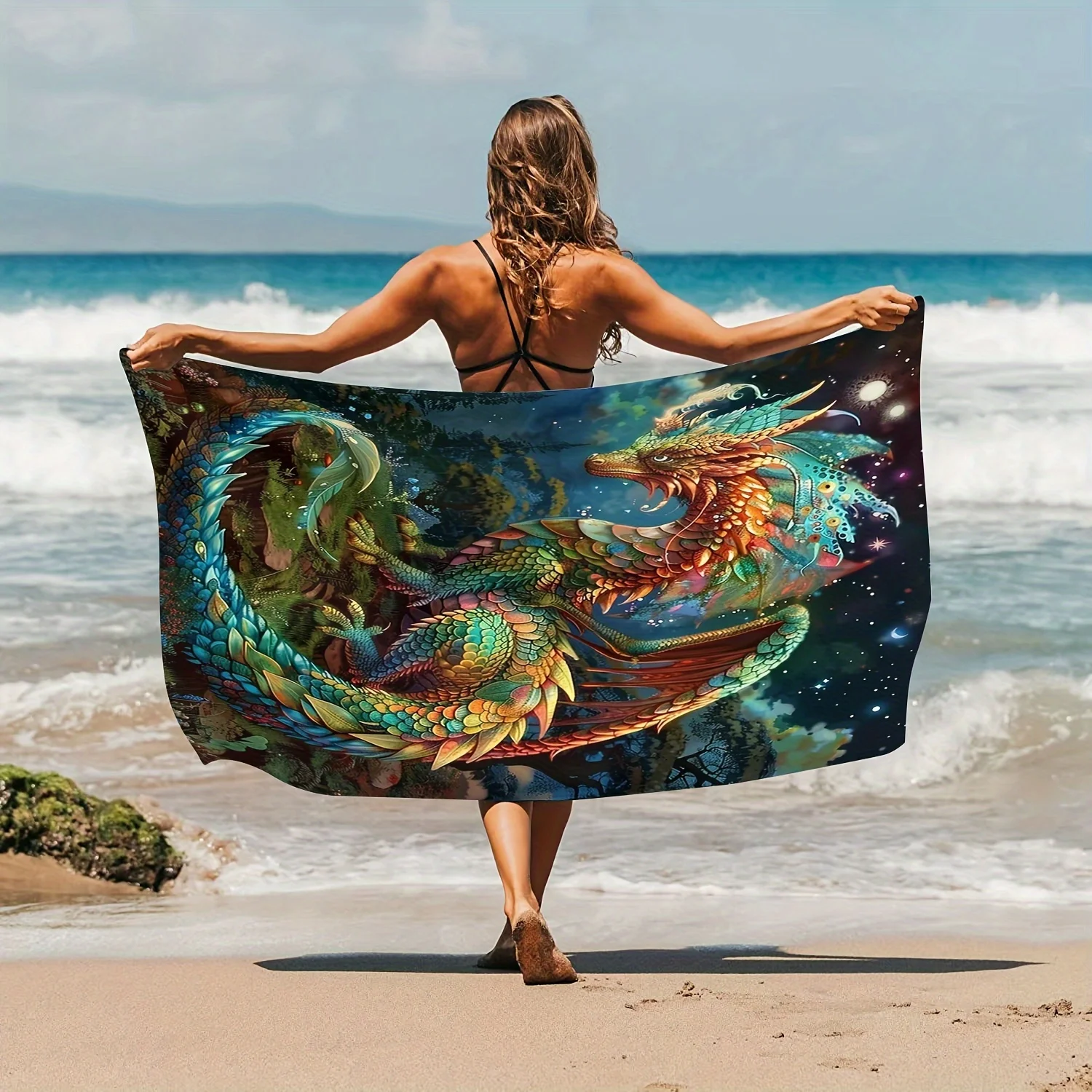 Fantasy Dragon in Enchanted Forest Print Bath Towel - Perfect for Summer Vibes,Ultra Soft and Absorbent,Quick Dry,Stylish Design
Fantasy Dragon in Enchanted Forest Print Bath Towel - Perfect for Summer Vibes,Ultra Soft and Absorbent,Quick Dry,Stylish Design