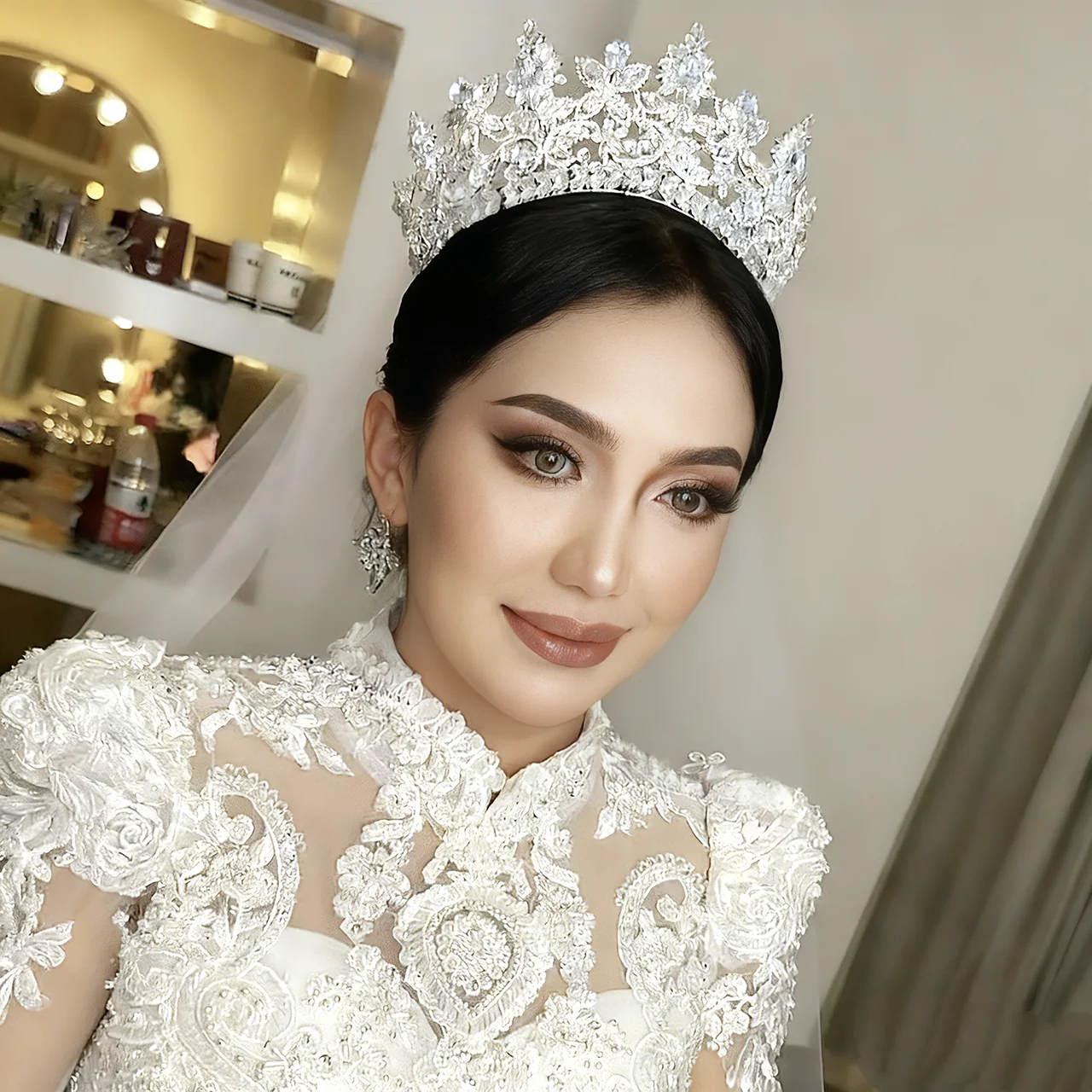 Luxury Zircon Bridal Hair Crown Headwear Wedding Accessories Women's Fashion Show Baroque Tiaras Decoration Headband
Luxury Zircon Bridal Hair Crown Headwear Wedding Accessories Women's Fashion Show Baroque Tiaras Decoration Headband