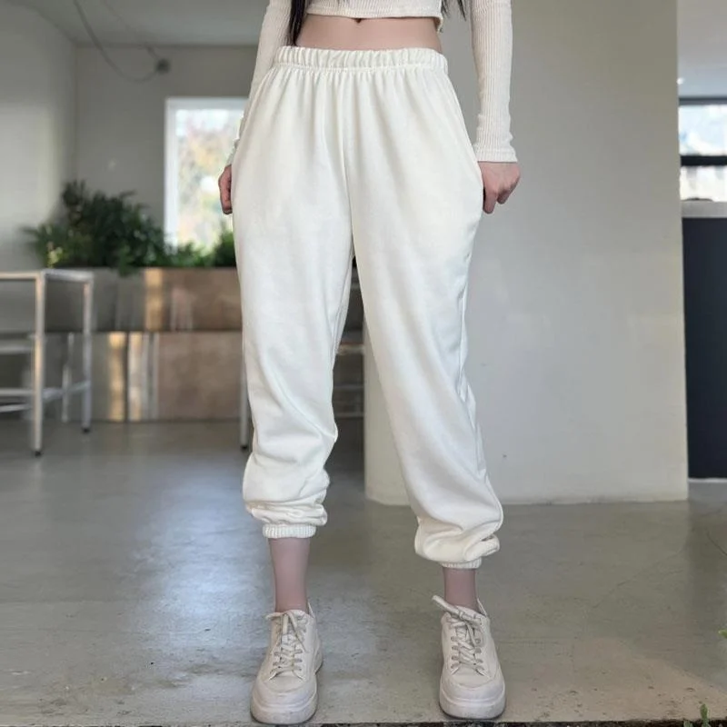 High Waist Fleece Lined Cuffed Casual Pants Handmade Slimming Women's Fashion Fall Thickened Long Straight Leg Trousers
High Waist Fleece Lined Cuffed Casual Pants Handmade Slimming Women's Fashion Fall Thickened Long Straight Leg Trousers