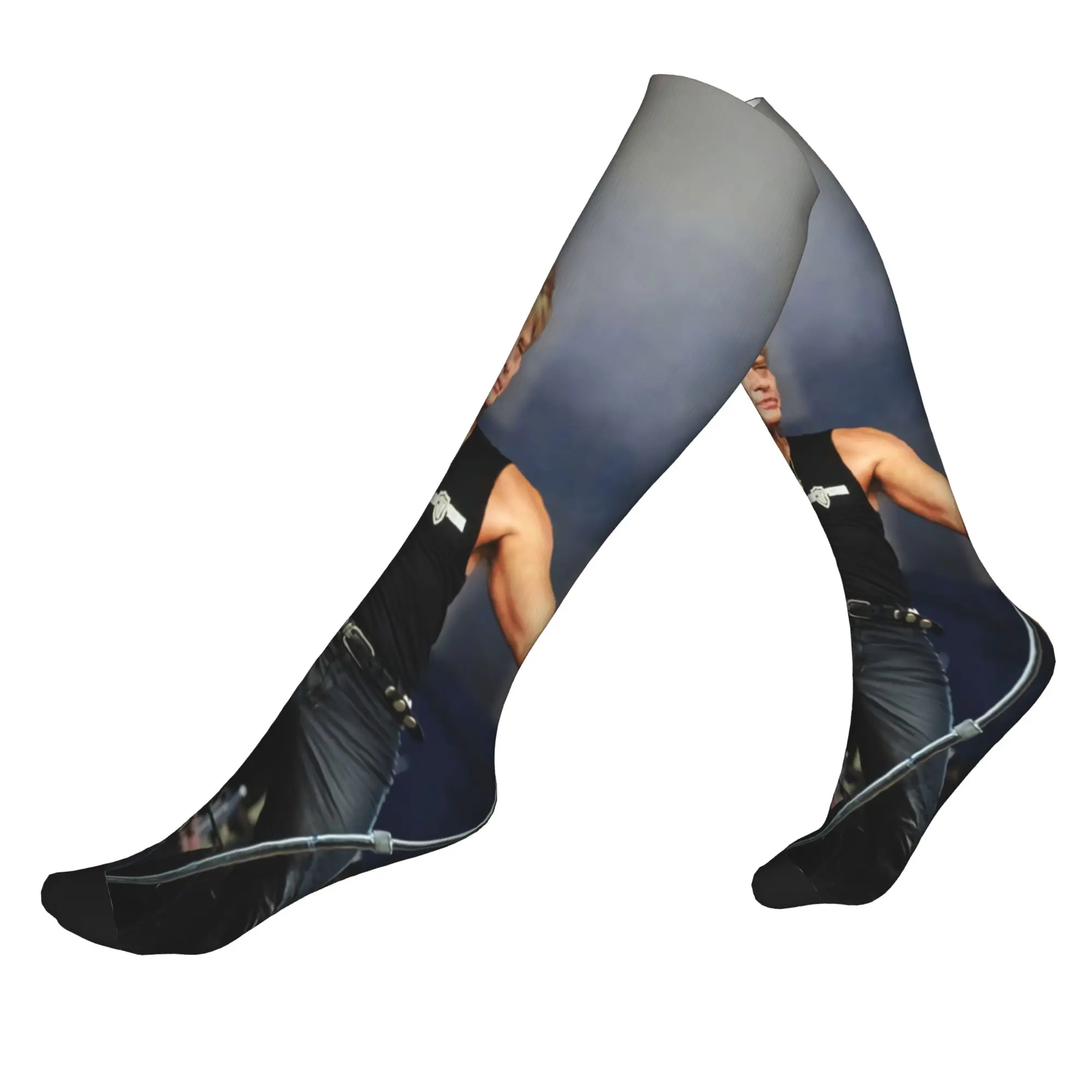 Novelty Printed Johnny Hallyday Socks for Women Men Stretchy Summer Autumn Winter French Rock Singer Sports Compression Socks
Novelty Printed Johnny Hallyday Socks for Women Men Stretchy Summer Autumn Winter French Rock Singer Sports Compression Socks