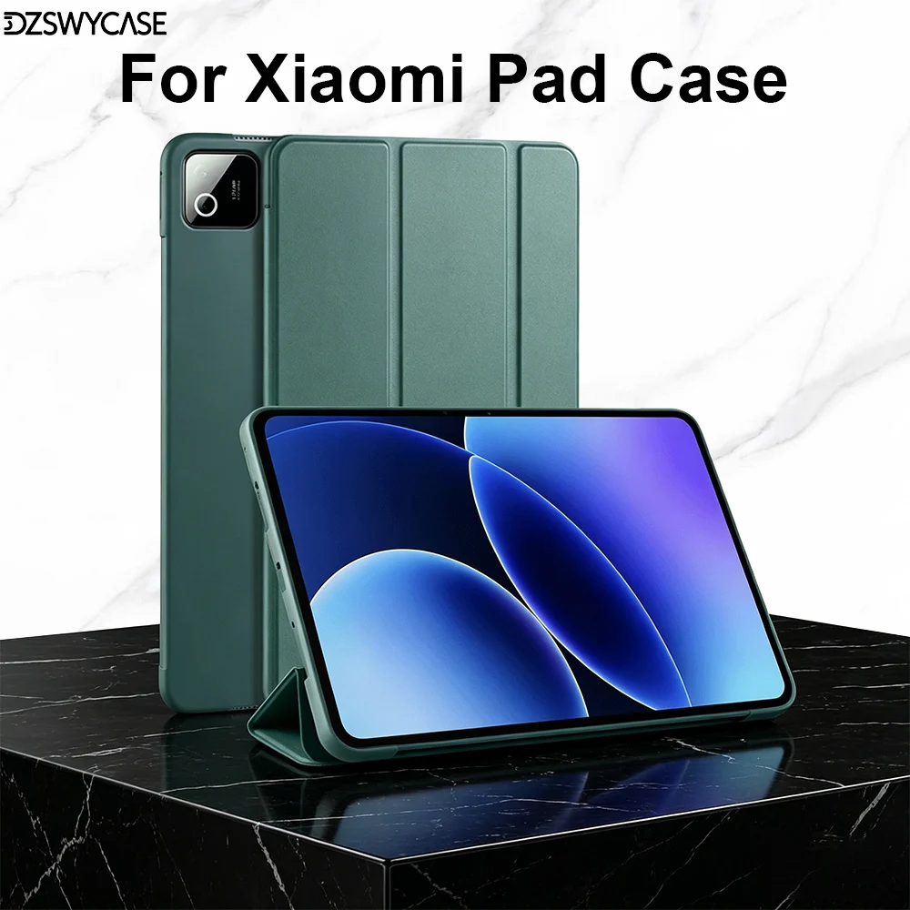 Silicone Case for Xiaomi Pad 8 7 6 5 Pro 11.2 11inch, TPU Back Tri-Fold Stand Protective Tablet Cover
Silicone Case for Xiaomi Pad 8 7 6 5 Pro 11.2 11inch, TPU Back Tri-Fold Stand Protective Tablet Cover