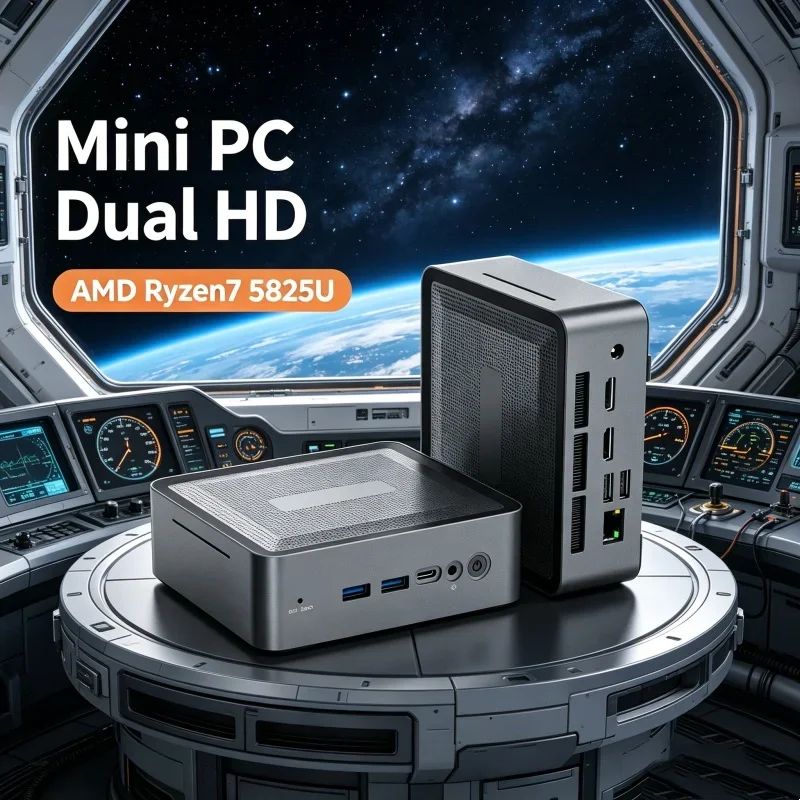 Valiant U58 Ryzen7 5825U Mini PC 2×DDR4 3200MHz, M.2 SSD+HDD Win11 Pro WiFi6 BT5.2 Commercial Task Light Gaming Dainty Desktop
Valiant U58 Ryzen7 5825U Mini PC 2×DDR4 3200MHz, M.2 SSD+HDD Win11 Pro WiFi6 BT5.2 Commercial Task Light Gaming Dainty Desktop