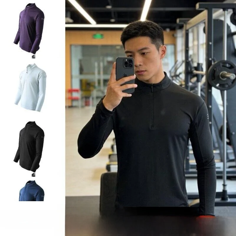 Quick Dry Breathable Outdoor Men's Lightweight Comfortable Half Zip Long Sleeve T-Shirt Base Layer Shirt Casual Style
Quick Dry Breathable Outdoor Men's Lightweight Comfortable Half Zip Long Sleeve T-Shirt Base Layer Shirt Casual Style