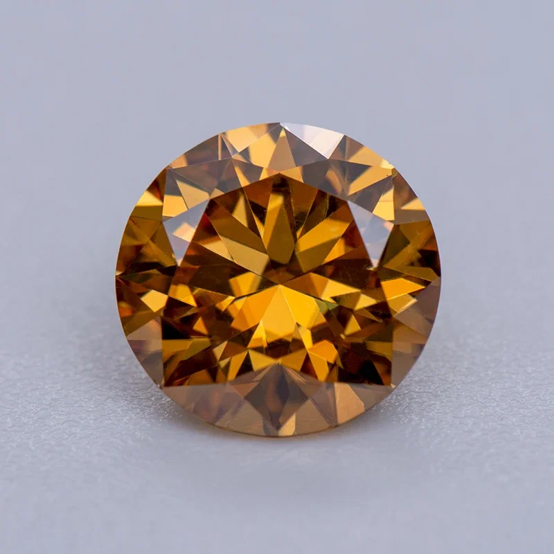 Moissanite Stone Champagne Color Round Cut Lab Grown Diamond for Custom Jewelry Making Jewelry Making Materials GRA Certificate
Moissanite Stone Champagne Color Round Cut Lab Grown Diamond for Custom Jewelry Making Jewelry Making Materials GRA Certificate