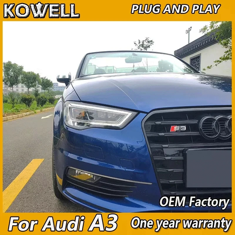 Car Styling for Audi A3 Headlights 2013 2014 2015 2016 A3 Head Light High Configuration DRL Turn Signal Low High Beam Projector
Car Styling for Audi A3 Headlights 2013 2014 2015 2016 A3 Head Light High Configuration DRL Turn Signal Low High Beam Projector