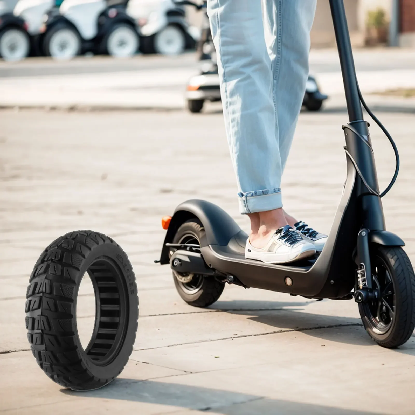 Rubber Tire Anti-skid Tire Wide Tread Design Easy To Install Explosion-proof Non-skid Urban Commuting For Scooter
Rubber Tire Anti-skid Tire Wide Tread Design Easy To Install Explosion-proof Non-skid Urban Commuting For Scooter