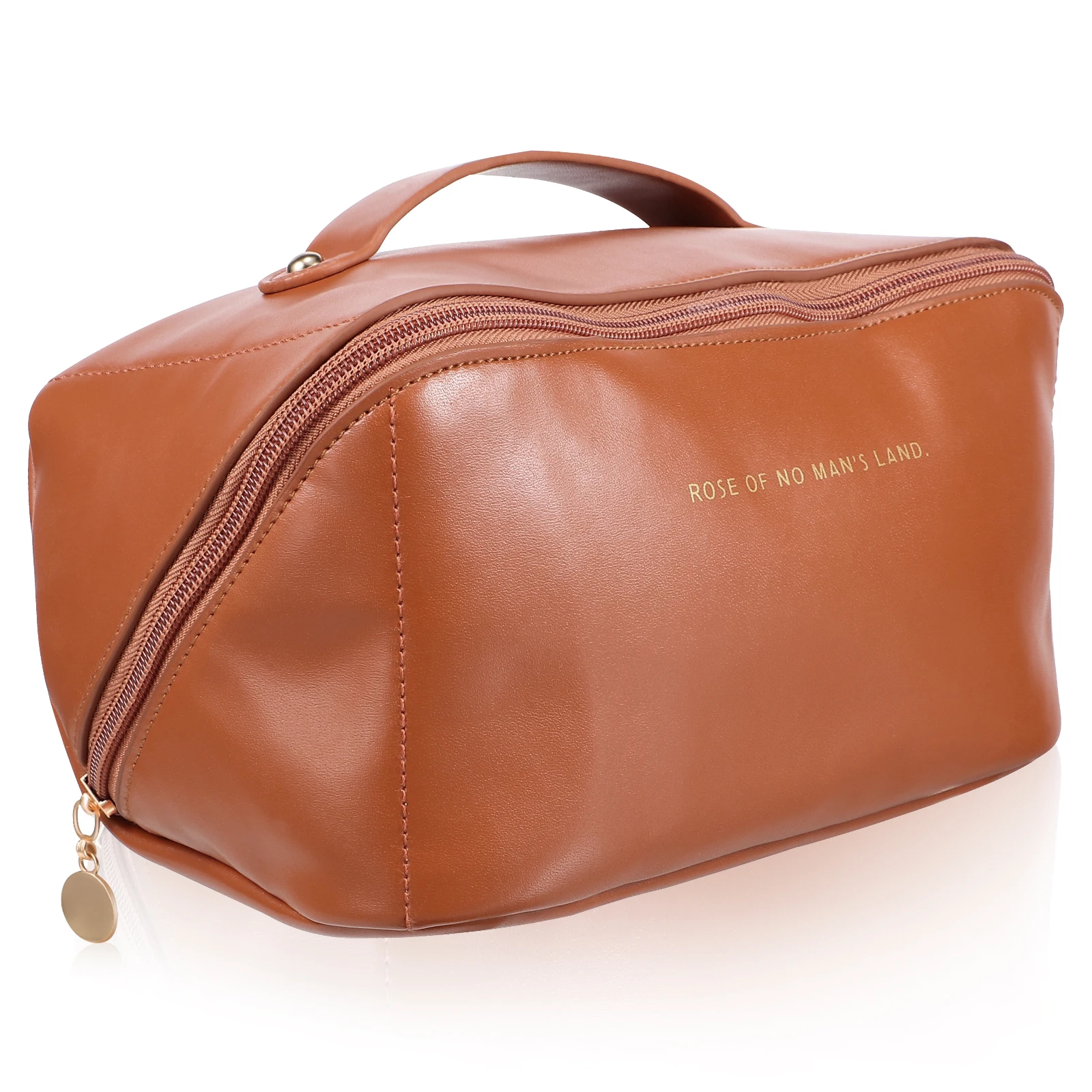 Large Capacity Bag Brown PU Travel Toiletry Bag Waterproof Makeup Organizer Storage Container
Large Capacity Bag Brown PU Travel Toiletry Bag Waterproof Makeup Organizer Storage Container
