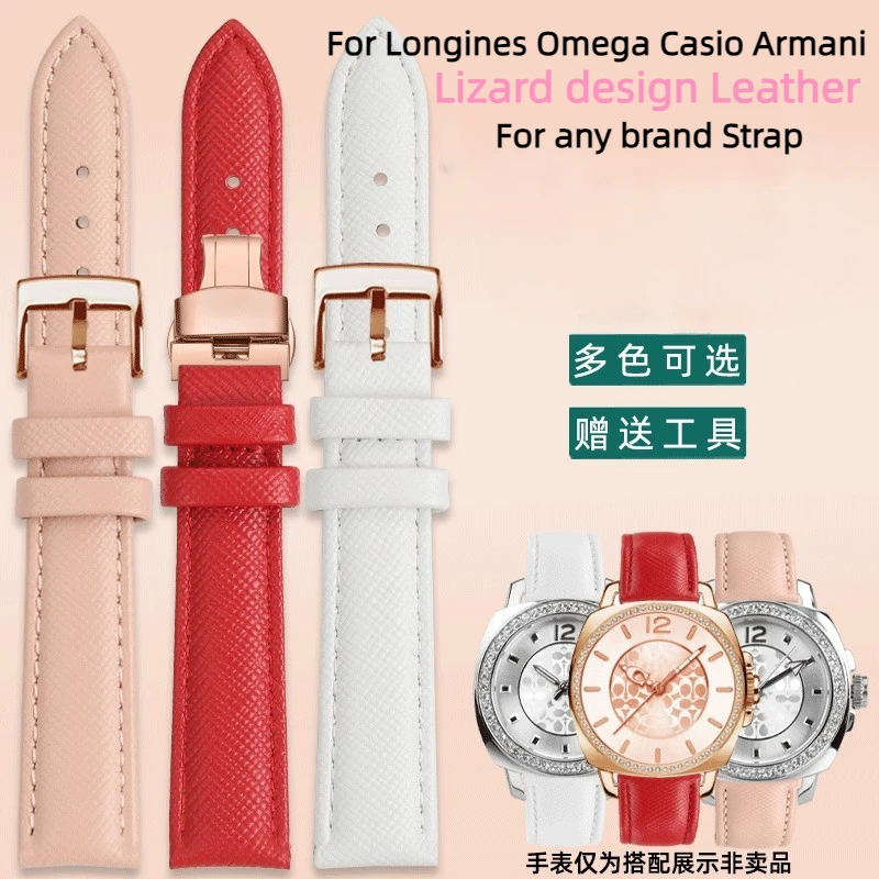Fashion Ms dermis Watch strap For Longines Omega Casio Armani For any brand Strap 12 14 16 18mm White pink red black Watchband
Fashion Ms dermis Watch strap For Longines Omega Casio Armani For any brand Strap 12 14 16 18mm White pink red black Watchband