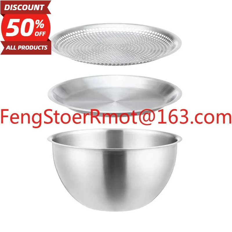 Салатница из нержавеющей стали 304, набор кухонных принадлежностей из 3 полированных мисок для смешивания для домашней выпечки
Салатница из нержавеющей стали 304, набор кухонных принадлежностей из 3 полированных мисок для смешивания для домашней выпечки