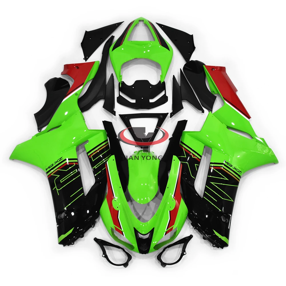 For Kawasaki ZX6R 2007 2008 Full Fairing Kit Motorcycle ZX 6R 636 Injection Geometric lines in green black red Bodywork Cowling
For Kawasaki ZX6R 2007 2008 Full Fairing Kit Motorcycle ZX 6R 636 Injection Geometric lines in green black red Bodywork Cowling