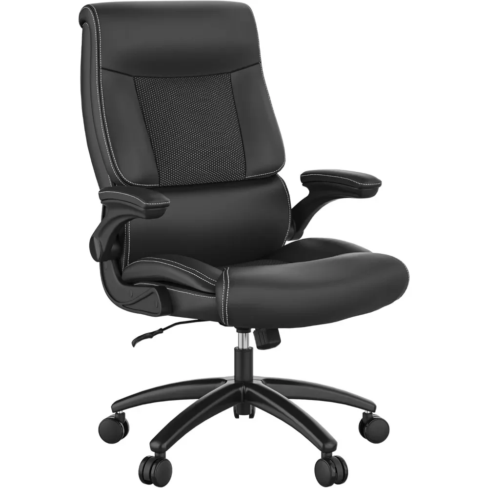 Ergonomic Big and Tall Office Chair, Chair with Lumbar Support and Flip-up Armrests, High Back, for Home and Office
Ergonomic Big and Tall Office Chair, Chair with Lumbar Support and Flip-up Armrests, High Back, for Home and Office