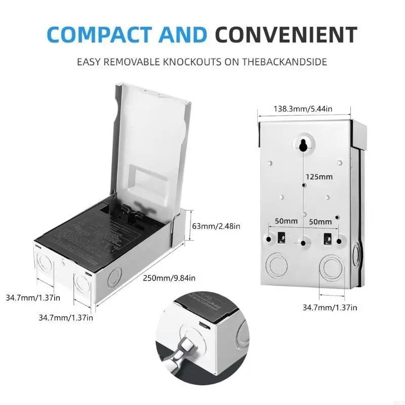 Outdoor 30AMP Declonce Switches Box для нержавеющей стали для кондиционирования воздуха d0ld
Outdoor 30AMP Declonce Switches Box для нержавеющей стали для кондиционирования воздуха d0ld