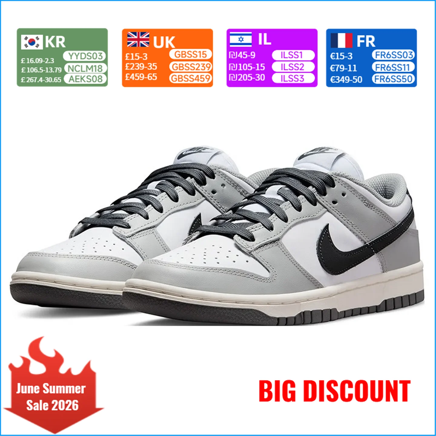 Nike Unisex Dunk Low Sneakers - Classic, Versatile, Durable DD1503-117
Nike Unisex Dunk Low Sneakers - Classic, Versatile, Durable DD1503-117