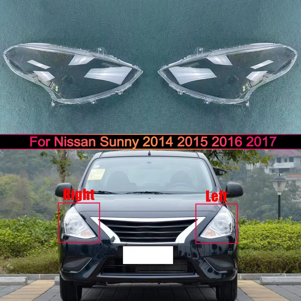 For Nissan Sunny 2014 2015 2016 2017 Headlight Cover Transparent Headlamp Lamp Shell Lens Replace Original Lampshade Plexiglass
For Nissan Sunny 2014 2015 2016 2017 Headlight Cover Transparent Headlamp Lamp Shell Lens Replace Original Lampshade Plexiglass