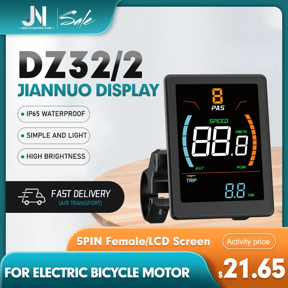 Электрический велосипед 24 В-72 В ЖК-дисплей DZ32/2 Цветной интеллектуальный измерительный дисплей 5-контактный разъем SM для контроллера протокола UART2
Электрический велосипед 24 В-72 В ЖК-дисплей DZ32/2 Цветной интеллектуальный измерительный дисплей 5-контактный разъем SM для контроллера протокола UART2