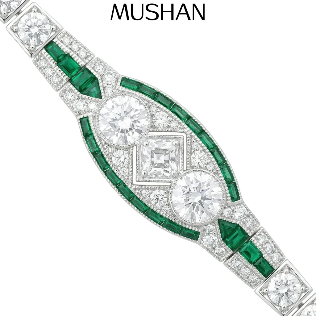 MuShan Jewelry 925 Sterling Silver Bangle 5A CZ Gemstones Fine High Carbon Gemstones 925 Sterling Silver Bracelet Accessories
MuShan Jewelry 925 Sterling Silver Bangle 5A CZ Gemstones Fine High Carbon Gemstones 925 Sterling Silver Bracelet Accessories