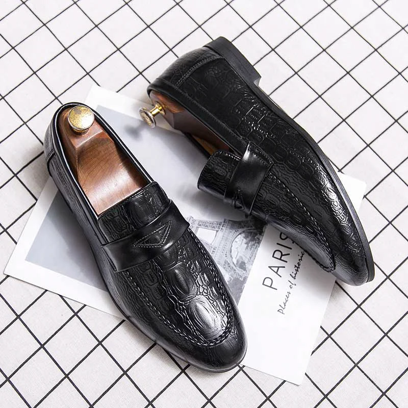 Formal Shoes Men Slip On Leather Loafers Comfortable Men's Dress Shoes Casual Business Social Shoes For Men Classic Leather Shoe
Formal Shoes Men Slip On Leather Loafers Comfortable Men's Dress Shoes Casual Business Social Shoes For Men Classic Leather Shoe