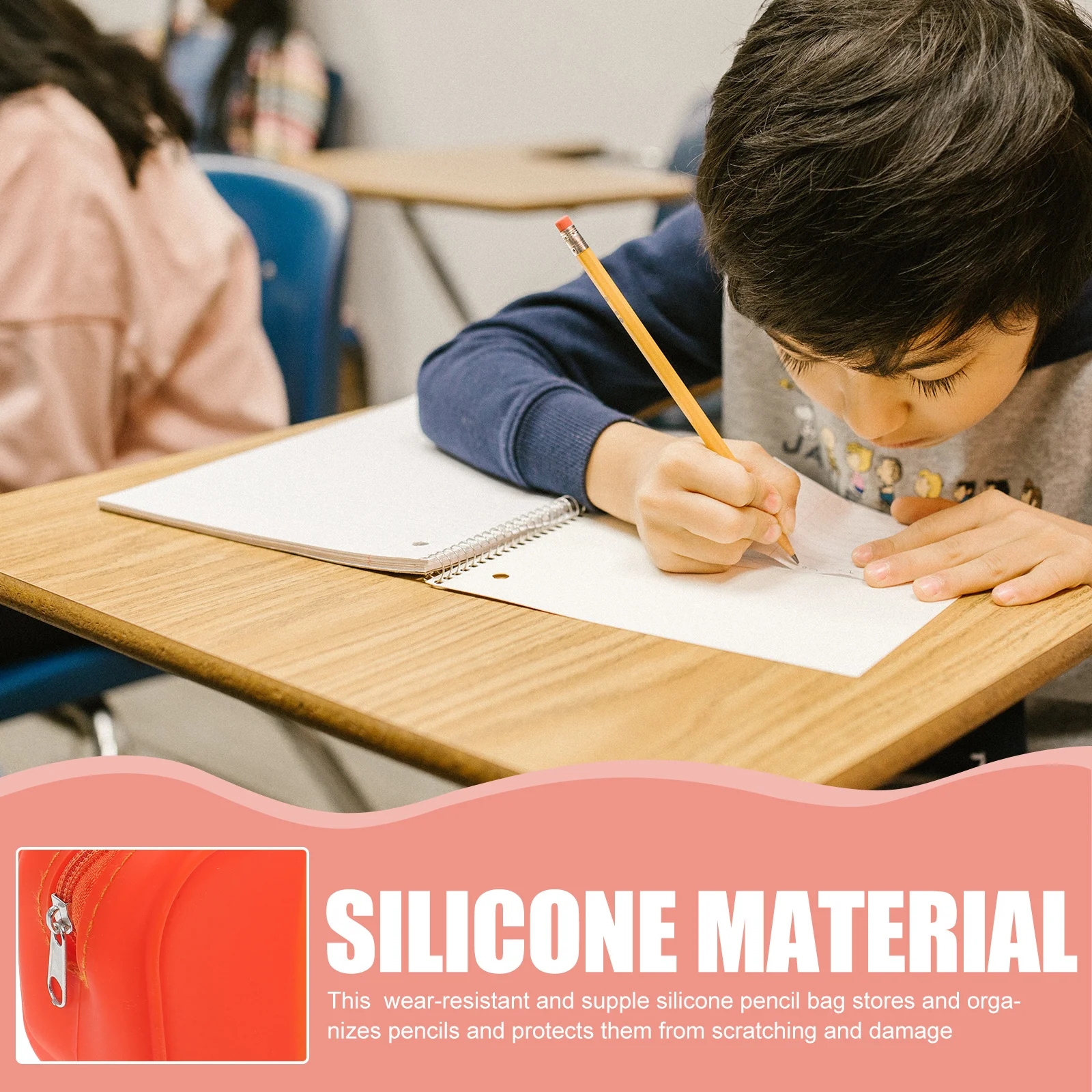 Lovely Silicone Pencil Case Large Capacity Pencil Pouch Cute Portable Pen Bag for School Supplies Gift Silicone Bag
Lovely Silicone Pencil Case Large Capacity Pencil Pouch Cute Portable Pen Bag for School Supplies Gift Silicone Bag