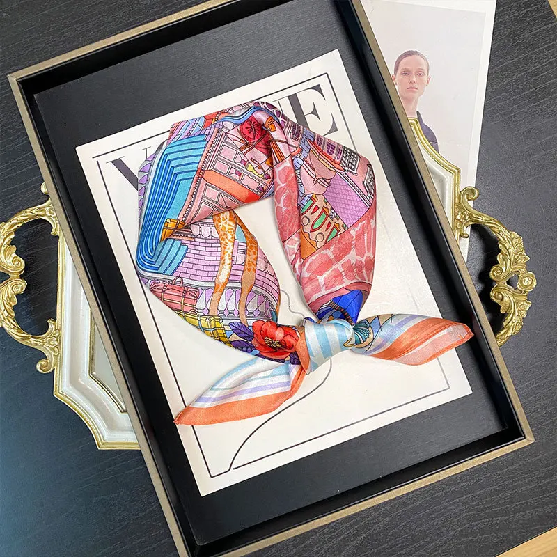 100% Silk Female Scarf Hijab Luxury Turban Square Bandana Print Headscarf Handkerchief Neckerchief Shawl Windproof Fashion Wraps
100% Silk Female Scarf Hijab Luxury Turban Square Bandana Print Headscarf Handkerchief Neckerchief Shawl Windproof Fashion Wraps