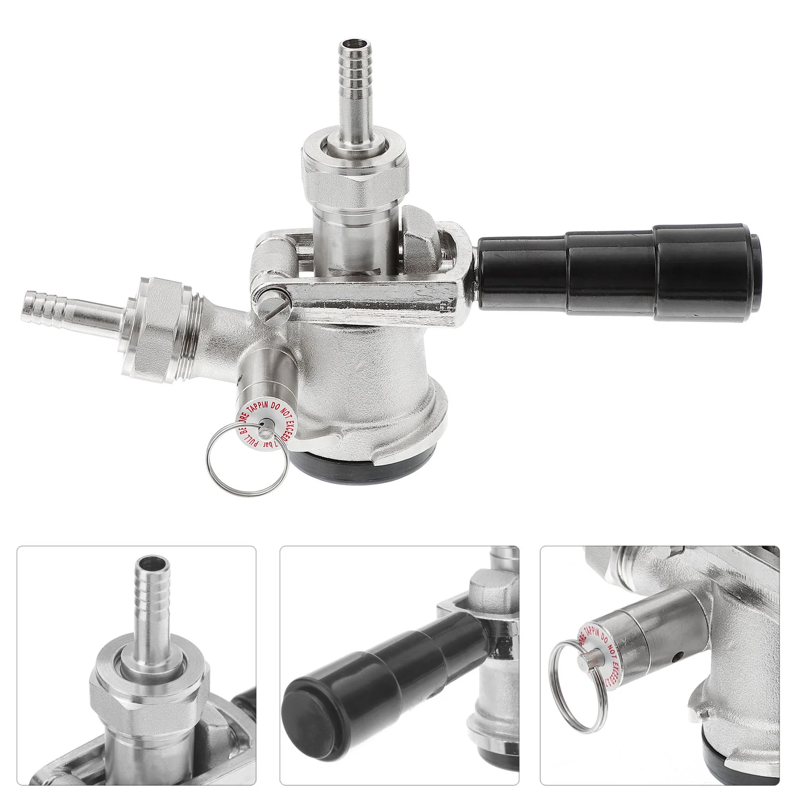 Barrel Connector Kegerator Parts Tap for Beer American Style Coupler Silver Accessories D Type System
Barrel Connector Kegerator Parts Tap for Beer American Style Coupler Silver Accessories D Type System