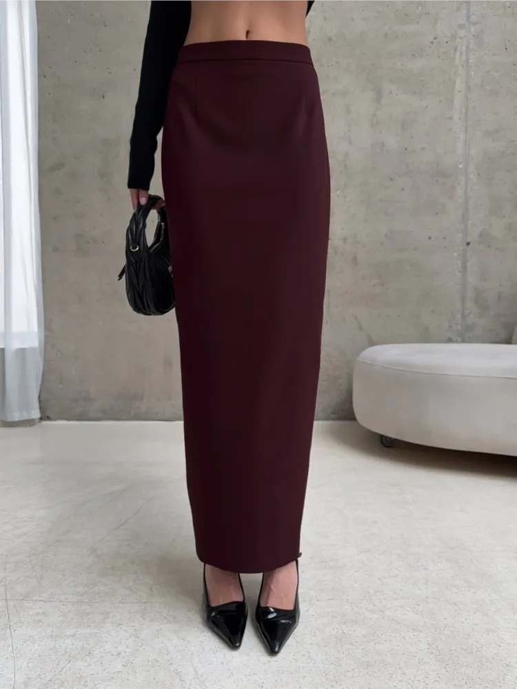 Women's Clothing High Waist Straight Long Skirt Simple Style Temperament Solid Color Fashion All-match Casual Package Hip Trendy
Women's Clothing High Waist Straight Long Skirt Simple Style Temperament Solid Color Fashion All-match Casual Package Hip Trendy