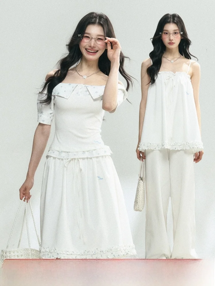 ELEVEN SP Floral Lace ter Ne Skirt Women Summer Two-Way Wear Svel High Waist A-Line Skirt Korean Sle
ELEVEN SP Floral Lace ter Ne Skirt Women Summer Two-Way Wear Svel High Waist A-Line Skirt Korean Sle