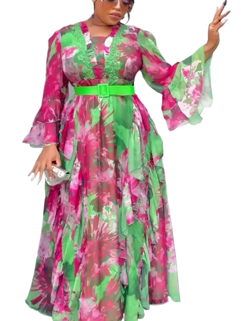 Outfits Plus Size African Party Dresses for Women 2025 New Summer Fashion Print Wedding Evening Gown Elegant Muslim Maxi Dress
Outfits Plus Size African Party Dresses for Women 2025 New Summer Fashion Print Wedding Evening Gown Elegant Muslim Maxi Dress