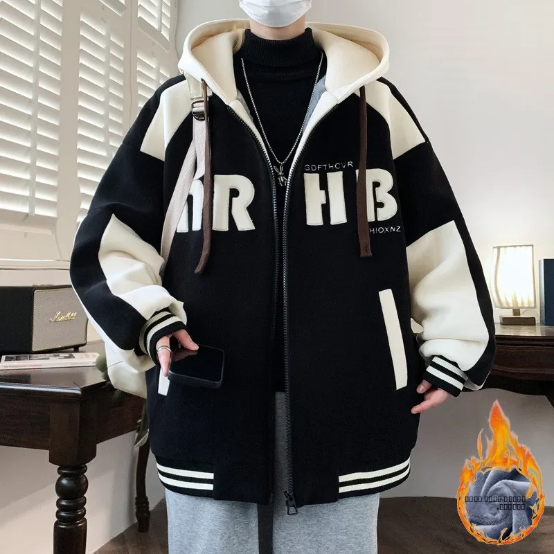 Мужская зимняя утепленная хлопковая куртка с флисовой подкладкой и капюшоном в американском ретро-стиле, повседневное хлопковое пальто для молодежи, для отдыха
Мужская зимняя утепленная хлопковая куртка с флисовой подкладкой и капюшоном в американском ретро-стиле, повседневное хлопковое пальто для молодежи, для отдыха