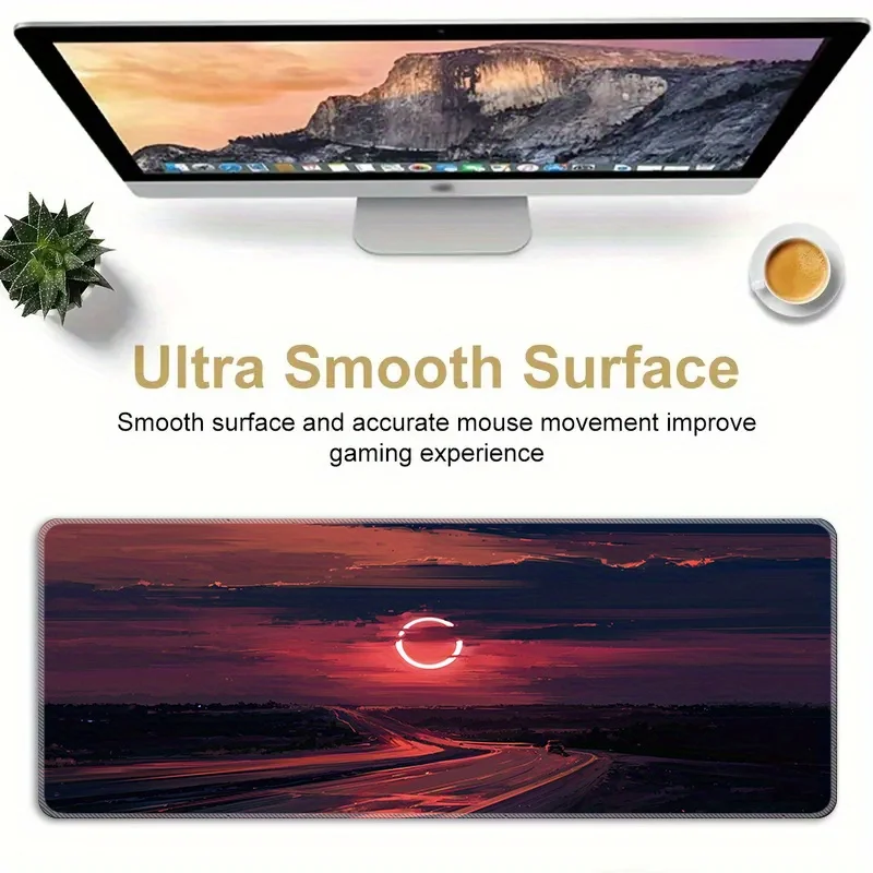 Коврик для мыши Scenic Sunset Eclipse Extra Large, нескользящий, с гладкой резиновой поверхностью, для игровых столов
Коврик для мыши Scenic Sunset Eclipse Extra Large, нескользящий, с гладкой резиновой поверхностью, для игровых столов