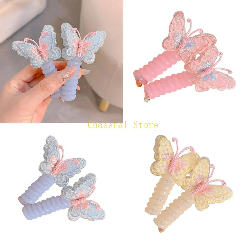 E7CE Telephone Cord Cord Hairband Butterfly Hair Tie for Little Girl Sweet Ponytail Holder Elastic Hair Styling Accessories
E7CE Telephone Cord Cord Hairband Butterfly Hair Tie for Little Girl Sweet Ponytail Holder Elastic Hair Styling Accessories
