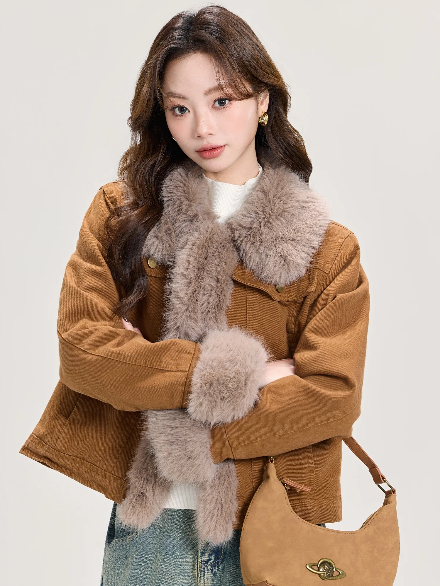 Thiened Plu Верхняя одежда Женское коричневое пальто Зимнее теплое дизайнерское хлопковое пальто Sweet Sle Прямое зимнее пальто Thiened
Thiened Plu Верхняя одежда Женское коричневое пальто Зимнее теплое дизайнерское хлопковое пальто Sweet Sle Прямое зимнее пальто Thiened