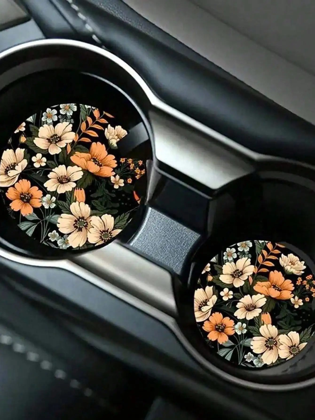 2 Pcs Floral Pattern Absorbent Car Cup Coasters - Quick-Drying, Non-Slip & Heat-Resistant, Universal Fit for Cup Holders
2 Pcs Floral Pattern Absorbent Car Cup Coasters - Quick-Drying, Non-Slip & Heat-Resistant, Universal Fit for Cup Holders