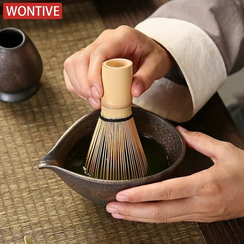 1pc Coarse Pottery Matcha Chawan Tea bowl Accessories Japanese Matcha Mixing Bowl Kitchen Tools Matcha Whisk Clay texture roller
1pc Coarse Pottery Matcha Chawan Tea bowl Accessories Japanese Matcha Mixing Bowl Kitchen Tools Matcha Whisk Clay texture roller