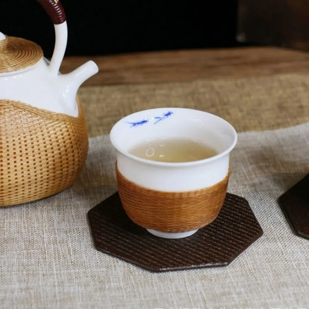 Bamboo Natural Rattan Coaster Anti-scalding Heat Insulation Vine Woven Coaster Chinese Style Non-Slip Cup Mat Tea Accessories
Bamboo Natural Rattan Coaster Anti-scalding Heat Insulation Vine Woven Coaster Chinese Style Non-Slip Cup Mat Tea Accessories